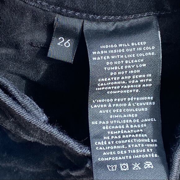 J Brand Ruby High-Rise Crop Valiant Cigarette Jean Women's Size 26 - Picture 10 of 12